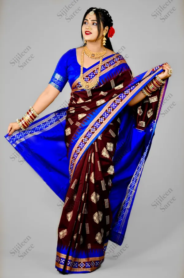 Weaver_Store_Woven_Banarasi_Art_Silk_Saree_(Maroon)