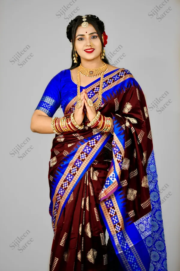 Weaver_Store_Woven_Banarasi_Art_Silk_Saree_(Maroon)