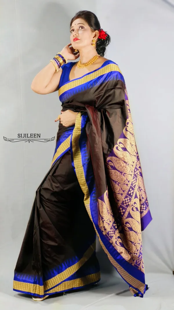 Weaver_Store_Woven_Banarasi_Art_Silk_Saree_(Black)