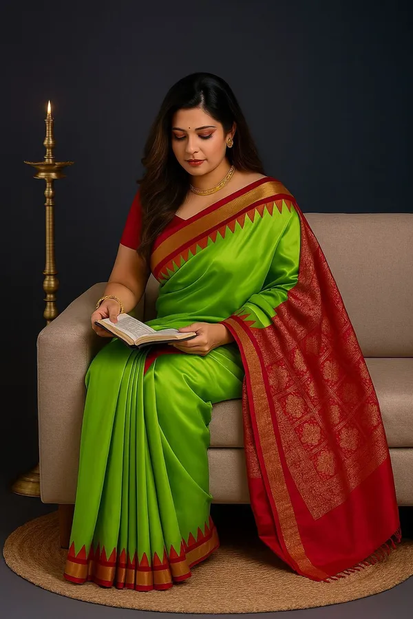 Weaver_Store_Woven_Banarasi_Art_Silk_Saree_(Green)