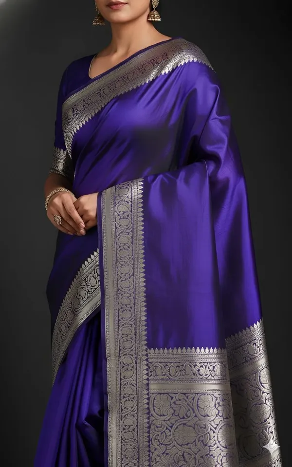 Weaver_Store_Woven_Banarasi_Art_Silk_Saree_(Purple)