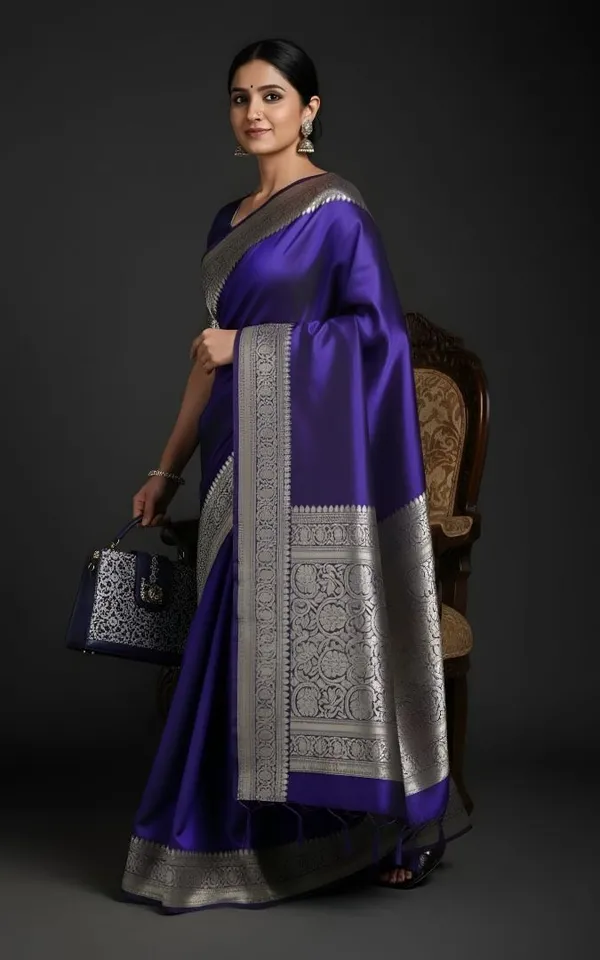 Weaver_Store_Woven_Banarasi_Art_Silk_Saree_(Purple)