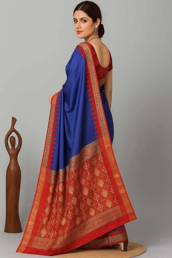Weaver_Store_Woven_Banarasi_Art_Silk_Saree_(Blue)