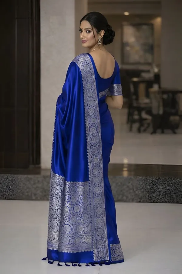 Weaver_Store_Woven_Banarasi_Art_Silk_Saree_(Blue)