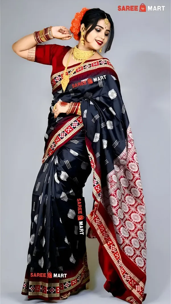Weaver_Store_Woven_Banarasi_Art_Silk_Saree_(Black)
