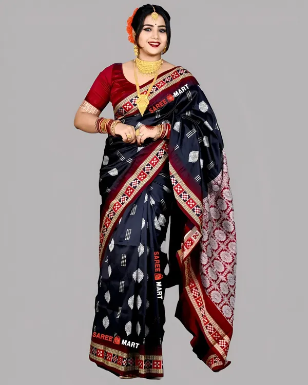 Weaver_Store_Woven_Banarasi_Art_Silk_Saree_(Black)