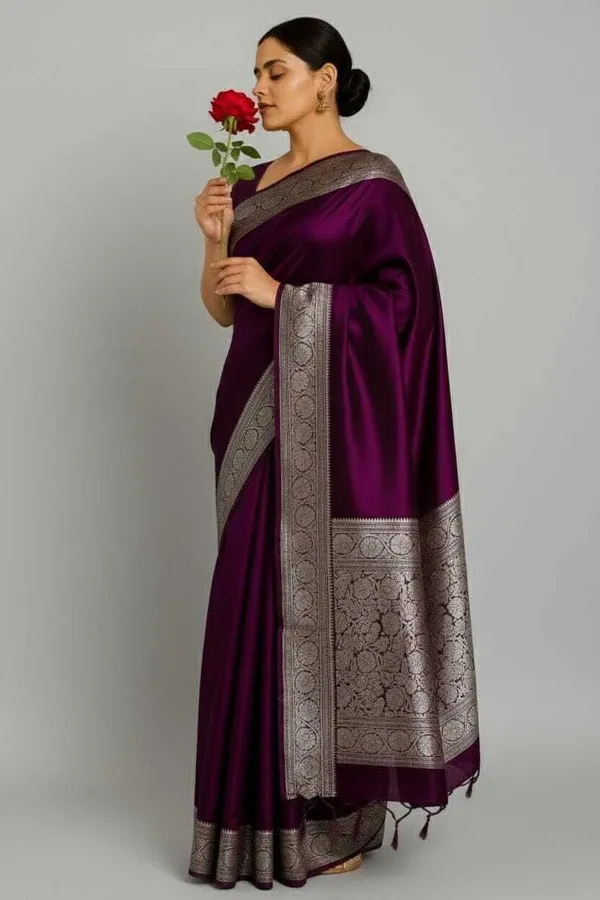 Weaver_Store_Woven_Banarasi_Art_Silk_Saree_(Purple)