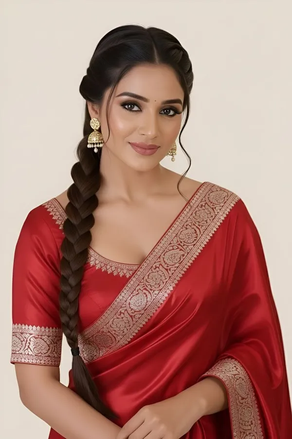 Weaver_Store_Woven_Banarasi_Art_Silk_Saree_(Red)