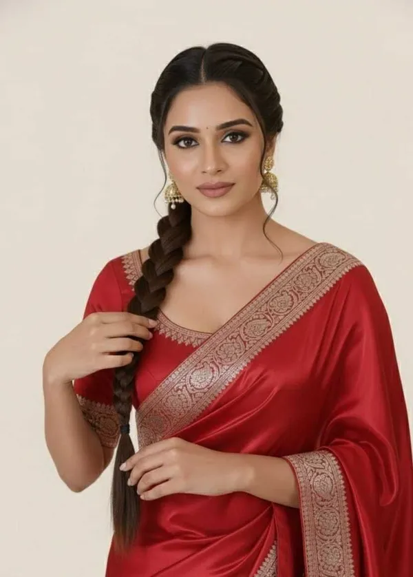 Weaver_Store_Woven_Banarasi_Art_Silk_Saree_(Red)
