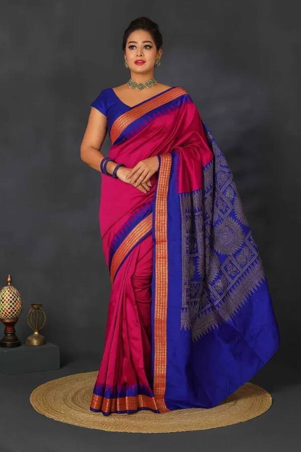 Weaver_Store_Woven_Banarasi_Art_Silk_Saree_(Pink)