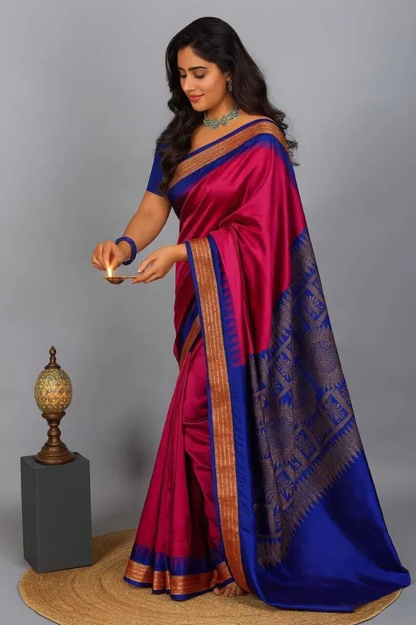 Weaver_Store_Woven_Banarasi_Art_Silk_Saree_(Pink)