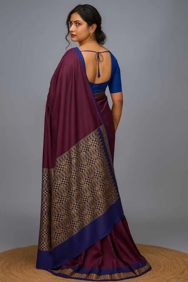 Weaver_Store_Woven_Banarasi_Art_Silk_Saree_(Purple)