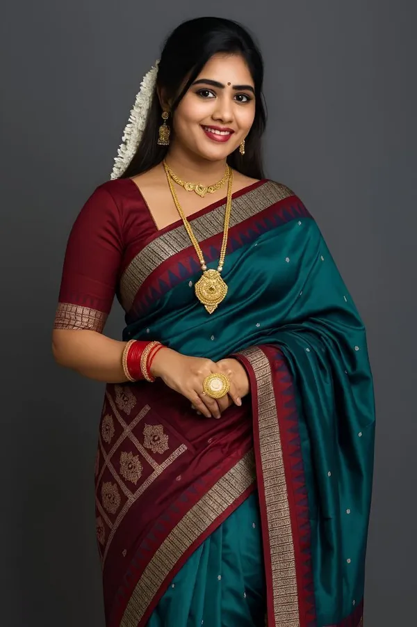 Weaver_Store_Woven_Banarasi_Art_Silk_Saree_(Green)