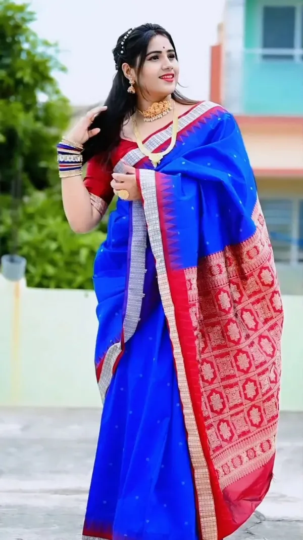 Weaver_Store_Woven_Banarasi_Art_Silk_Saree_(Blue)