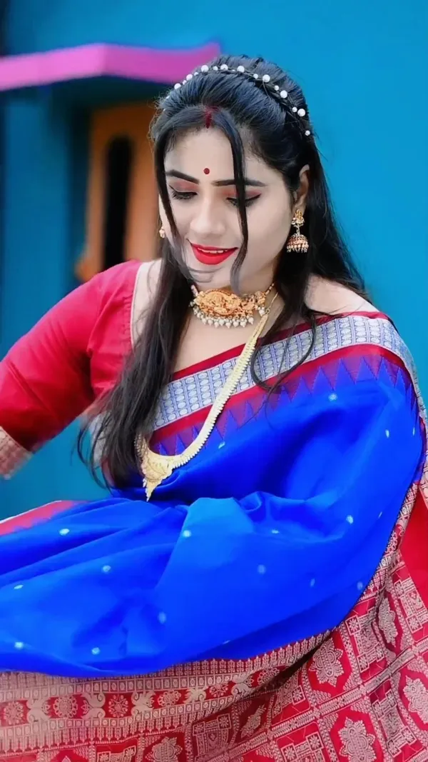 Weaver_Store_Woven_Banarasi_Art_Silk_Saree_(Blue)