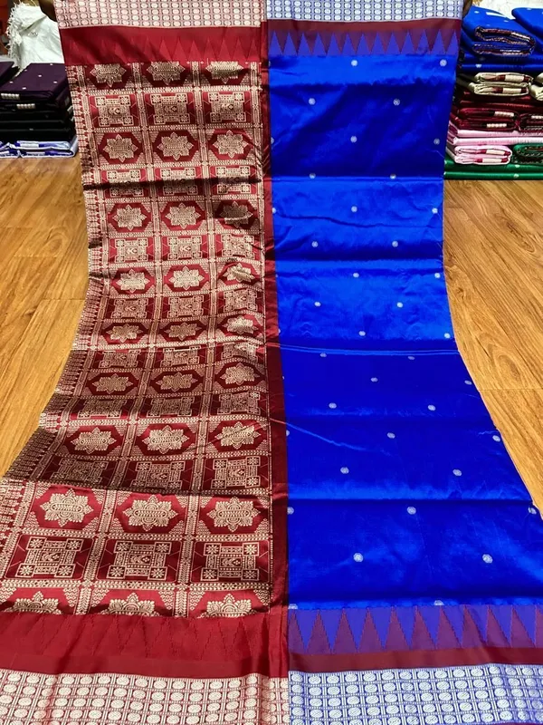Weaver_Store_Woven_Banarasi_Art_Silk_Saree_(Blue)