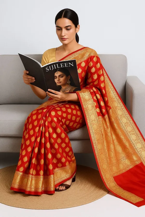 Weaver_Store_Woven_Banarasi_Art_Silk_Saree_(Red)