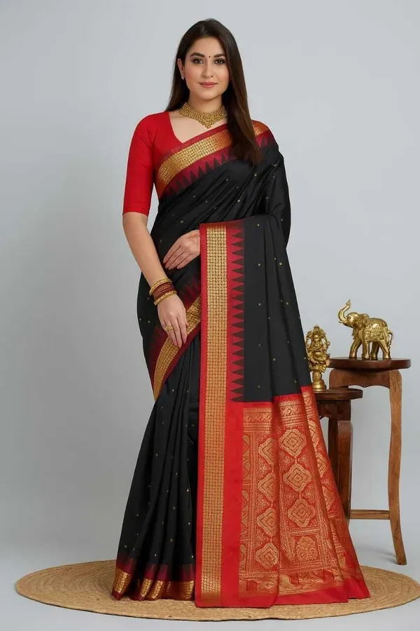 Weaver_Store_Woven_Banarasi_Art_Silk_Saree_(Black)