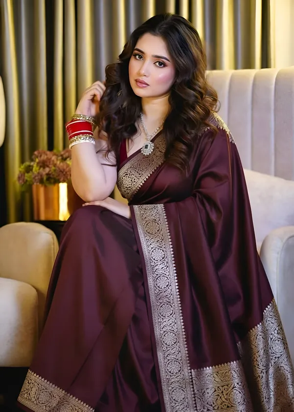 Weaver_Store_Woven_Banarasi_Art_Silk_Saree_(Maroon)