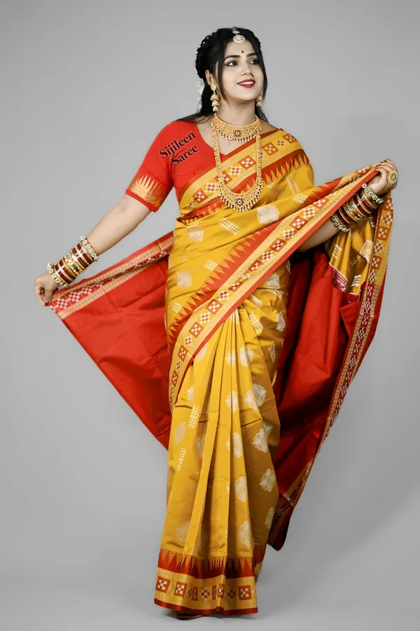 Weaver_Store_Woven_Banarasi_Art_Silk_Saree_(Mustard)