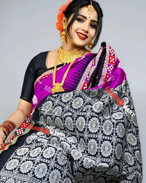 Weaver_Store_Woven_Banarasi_Art_Silk_Saree_(Magenta)