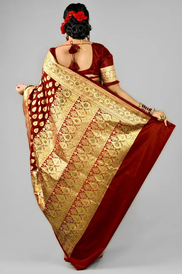 Weaver_Store_Woven_Banarasi_Art_Silk_Saree_(Maroon)