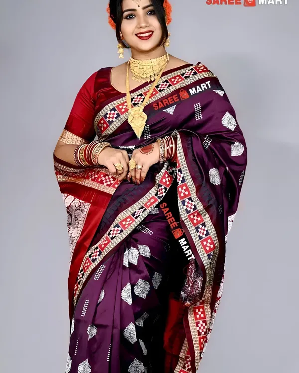 Weaver_Store_Woven_Banarasi_Art_Silk_Saree_(Purple)