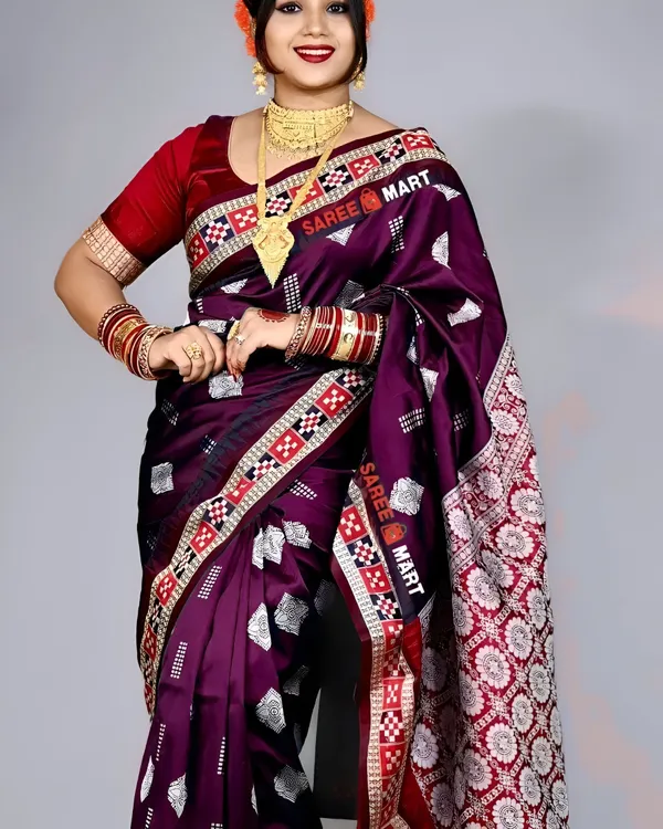 Weaver_Store_Woven_Banarasi_Art_Silk_Saree_(Purple)