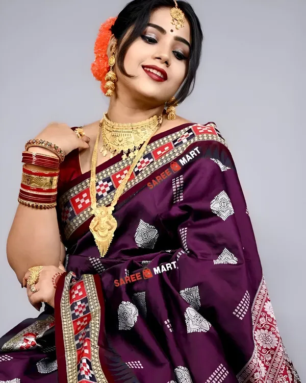 Weaver_Store_Woven_Banarasi_Art_Silk_Saree_(Purple)