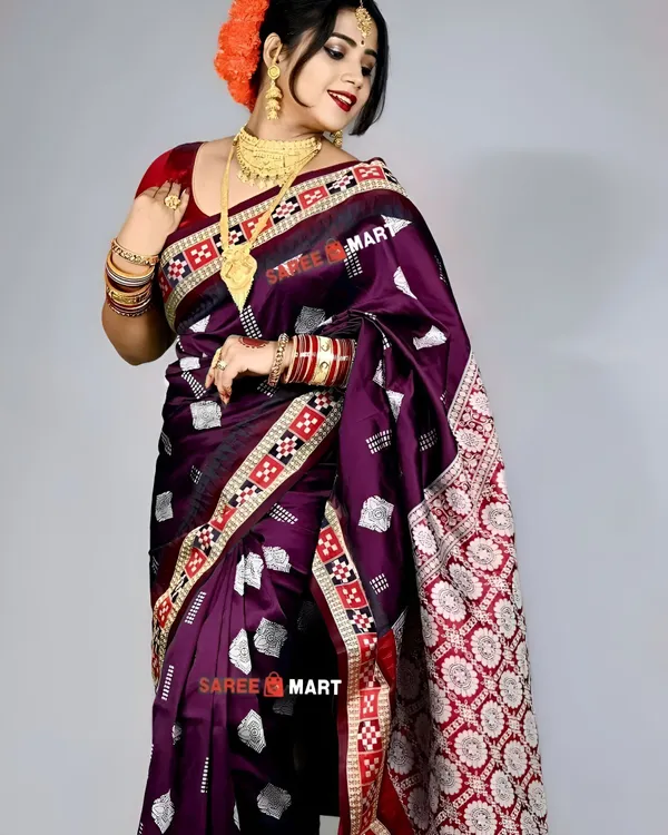 Weaver_Store_Woven_Banarasi_Art_Silk_Saree_(Purple)