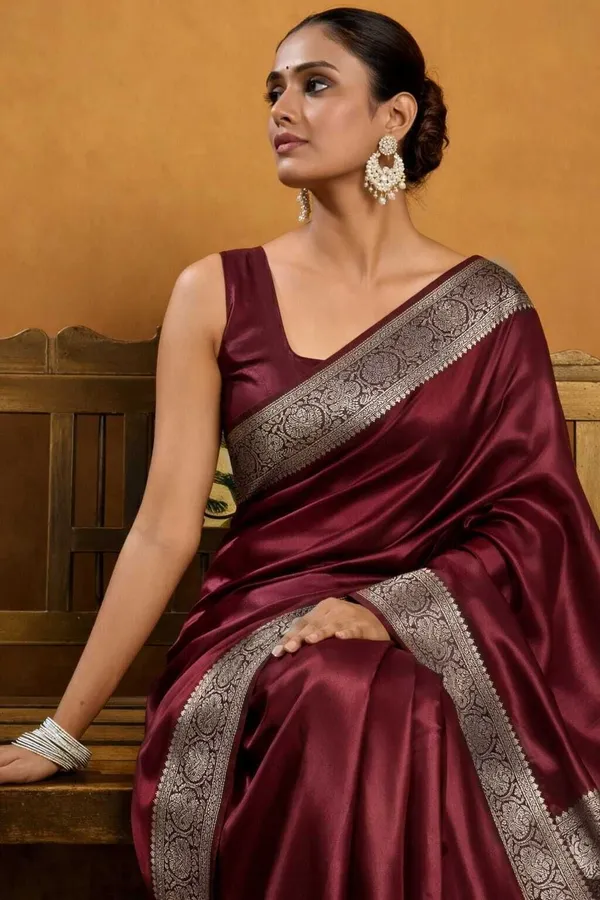 Weaver_Store_Woven_Banarasi_Art_Silk_Saree_(Maroon)