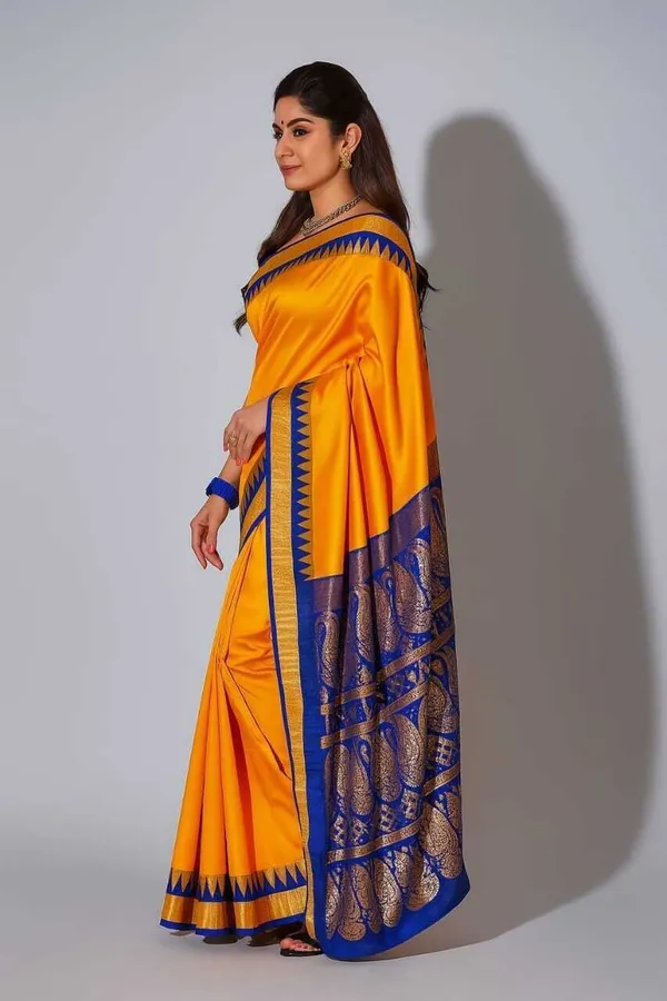 Weaver_Store_Woven_Banarasi_Art_Silk_Saree_(Mustard)