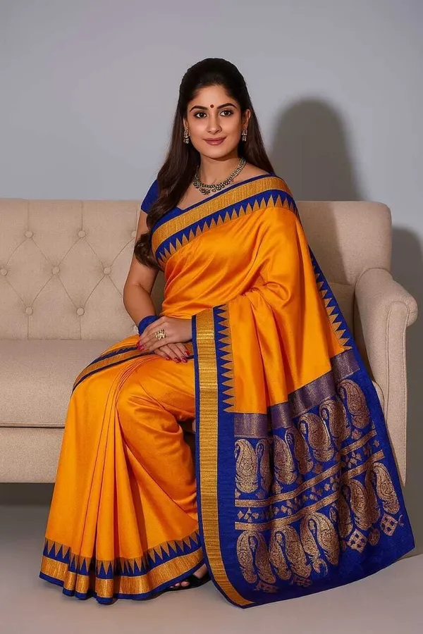 Weaver_Store_Woven_Banarasi_Art_Silk_Saree_(Mustard)