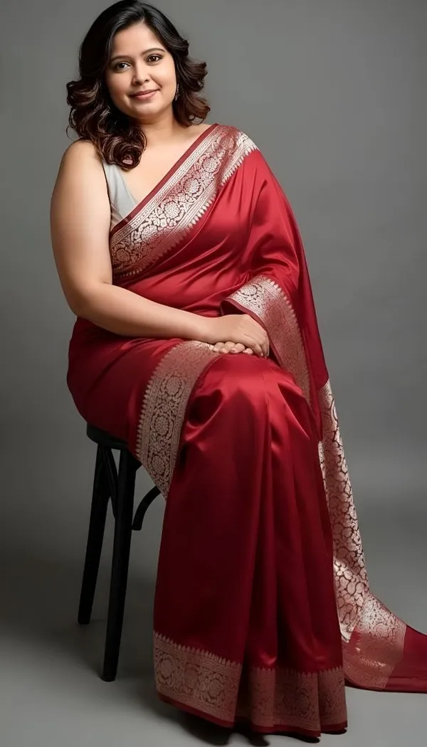 Weaver_Store_Woven_Banarasi_Art_Silk_Saree_(Red)