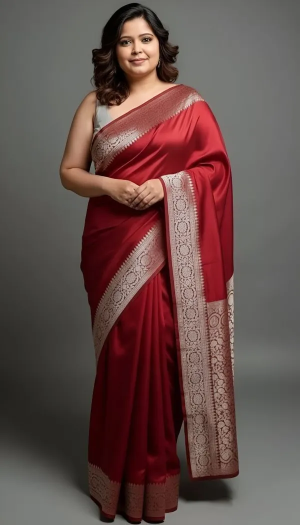 Weaver_Store_Woven_Banarasi_Art_Silk_Saree_(Red)
