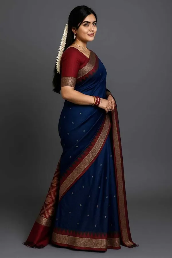 Weaver_Store_Printed_Banarasi_Art_Silk_Saree_(Blue)