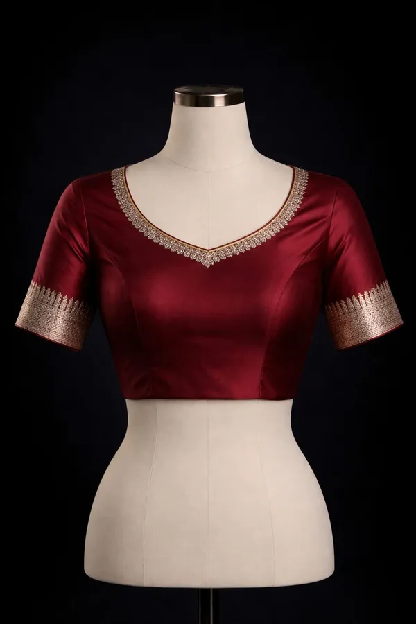 Weaver_Store_Woven_Banarasi_Art_Silk_Saree_(Maroon)