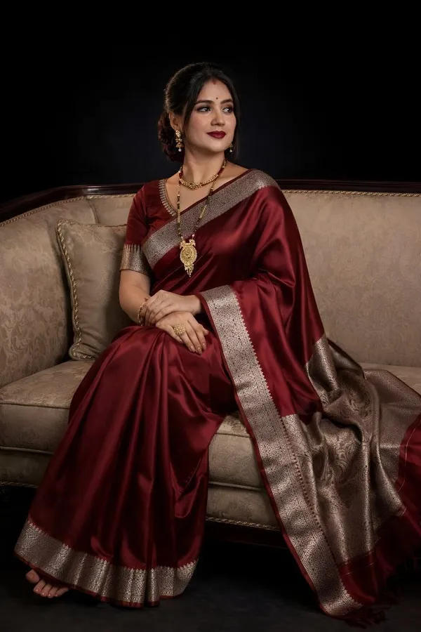 Weaver_Store_Woven_Banarasi_Art_Silk_Saree_(Maroon)