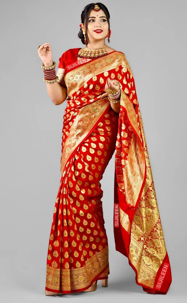 Weaver_Store_Woven_Banarasi_Art_Silk_Saree_(Red)