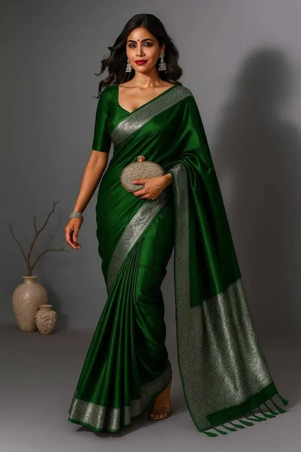 Weaver_Store_Woven_Banarasi_Art_Silk_Saree_(Green)