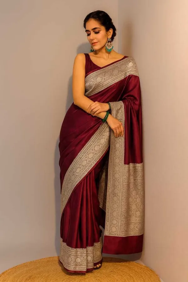 Weaver_Store_Woven_Banarasi_Art_Silk_Saree_(Maroon)