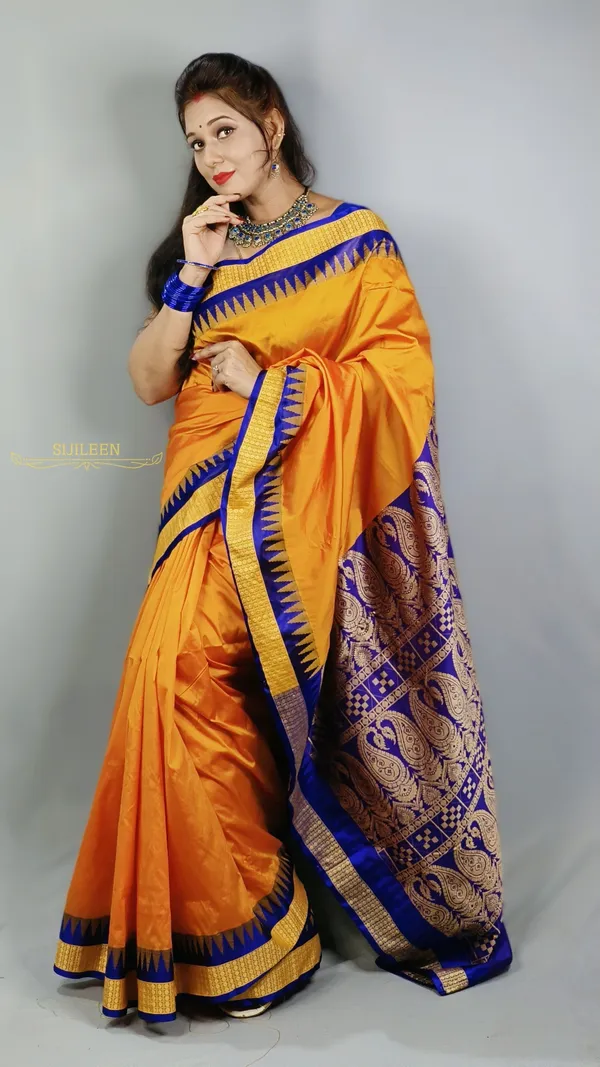Weaver_Store_Woven_Banarasi_Art_Silk_Saree_(Mustard)
