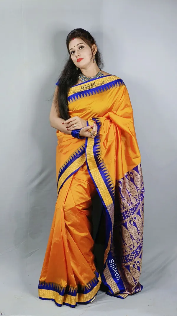 Weaver_Store_Woven_Banarasi_Art_Silk_Saree_(Mustard)