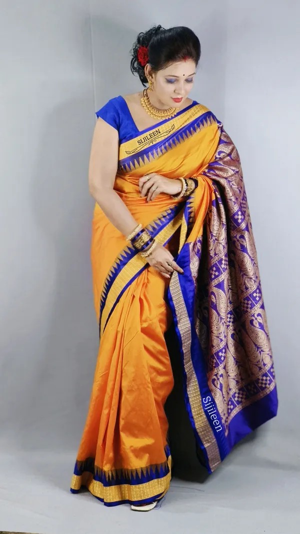 Weaver_Store_Woven_Banarasi_Art_Silk_Saree_(Mustard)