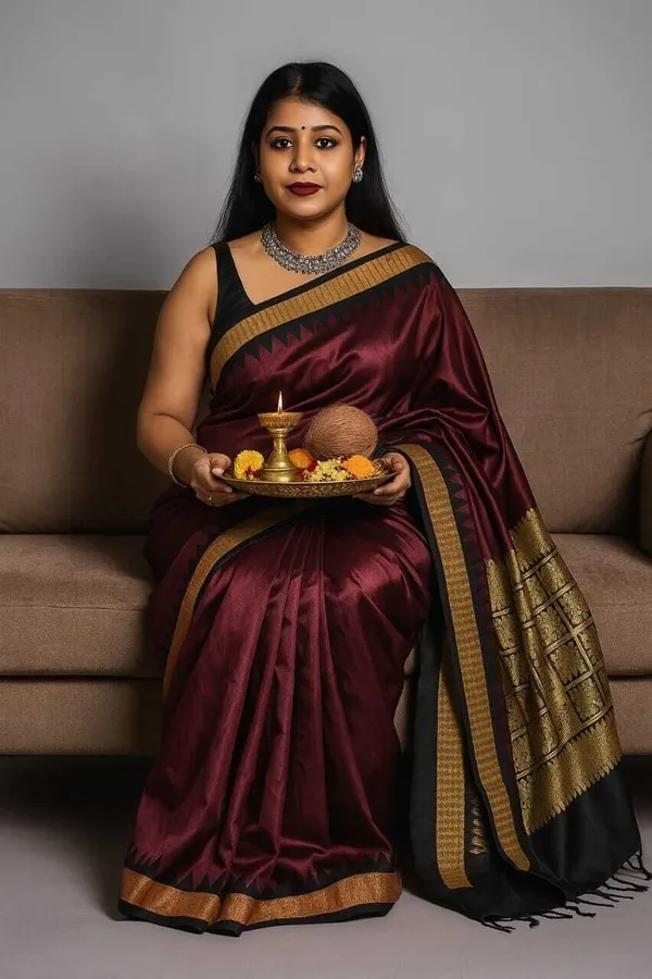Weaver_Store_Woven_Banarasi_Art_Silk_Saree_(Maroon)