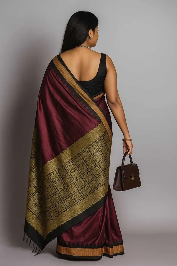 Weaver_Store_Woven_Banarasi_Art_Silk_Saree_(Maroon)