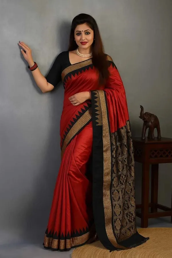 Weaver_Store_Woven_Banarasi_Art_Silk_Saree_(Red)