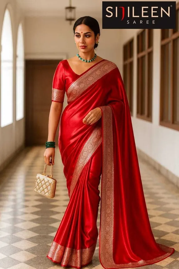 Weaver_Store_Woven_Banarasi_Art_Silk_Saree_(Red)