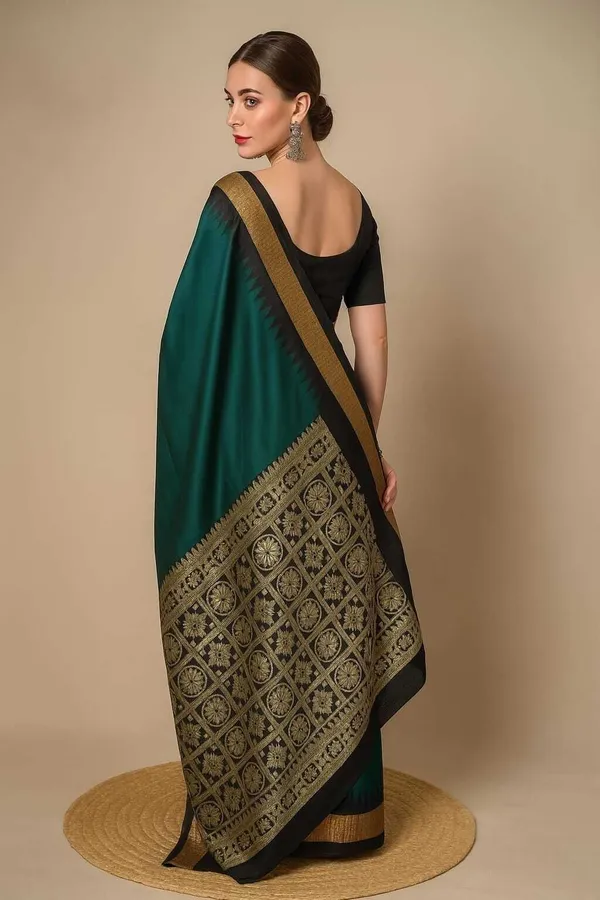 Weaver_Store_Woven_Banarasi_Art_Silk_Saree_(Green)