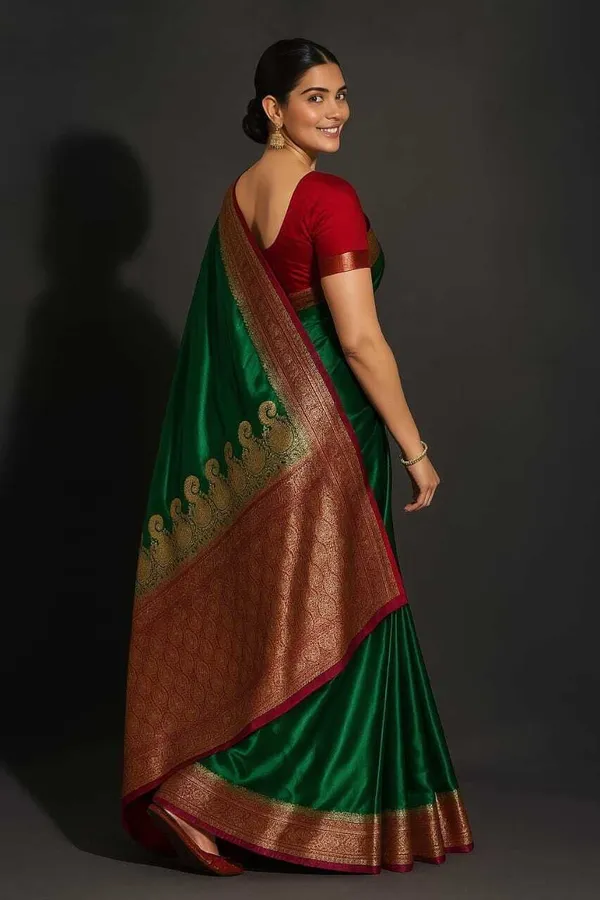 Weaver_Store_Woven_Banarasi_Art_Silk_Saree_(Green)
